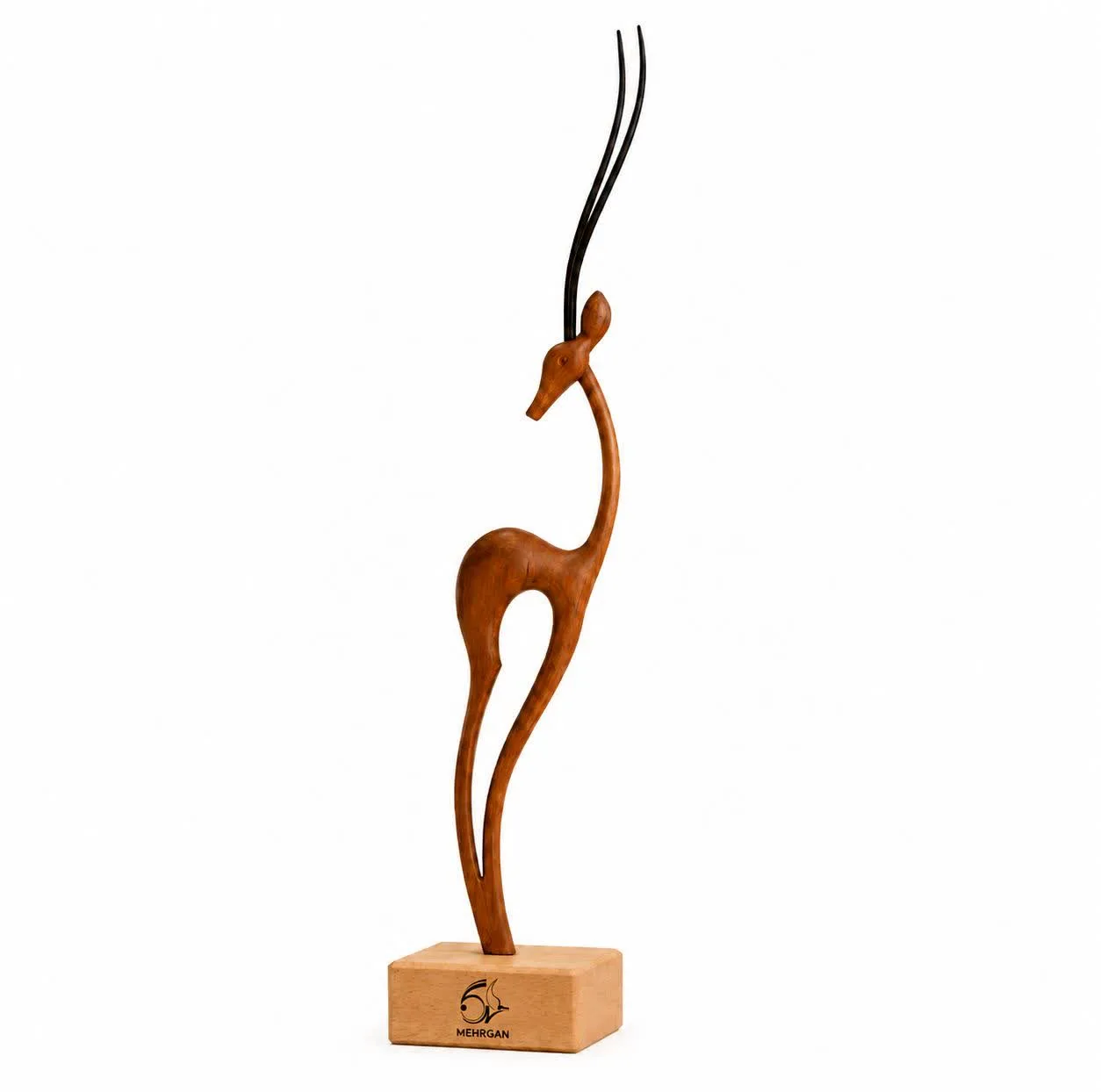 مجسمه چوبی مهرگان مدل ختن
