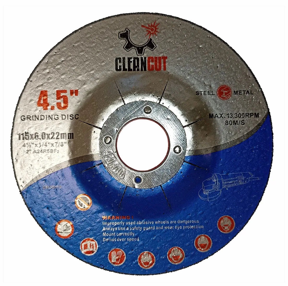 صفحه مینی سنگ ساب مدل  Clean cut 4.5 بسته 5 عددی