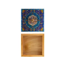 شکلات خوری چوبی داتینو مدل باغ گل شاه عباسی