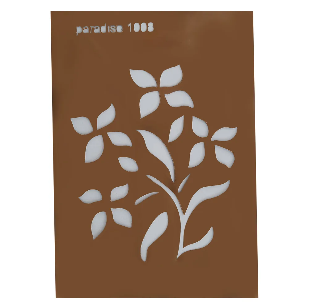 شابلون طرح گل کد 1008