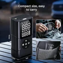 پمپ باد شارژی و پاور بانک خودرو مدل C.A.P