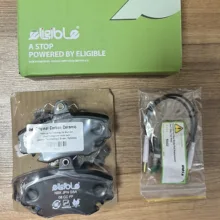 لنت ترمز دیسکی جلو خودرو الیجیبل مدل نائوسرامیک دو جفت مناسب برای رنو ساندرو و رنو استپ وی