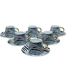 سرویس قهوه خوری 12 پارچه آرو مدل Zebra