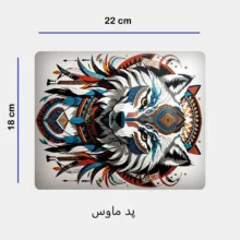 ماگ مدل گرگ کد 155 به همراه زیر لیوانی و پد ماوس