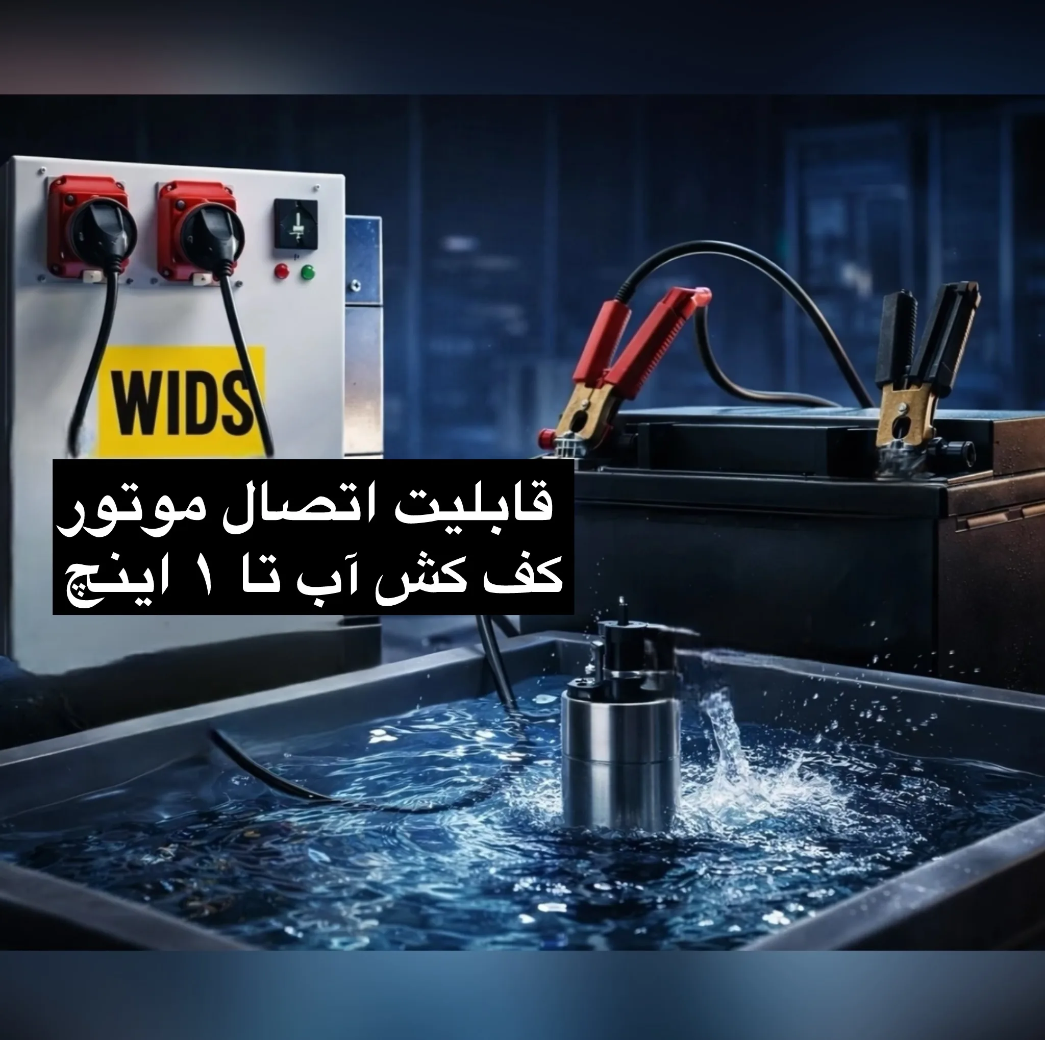 مبدل برق خودرو ویدز مدل12V-TO-220V-1200W
