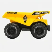 ماشین بازی کامیون غیرکنترلی با طرح ماشین‌های راهسازی، مدل HDT-Dumper، بدنه پلاستیکی و 4 چرخ پلاستیکی
