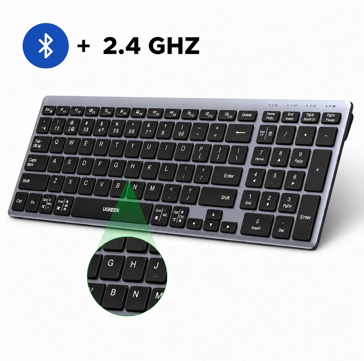 کیبورد بی سیم یوگرین مدل K552-75163
