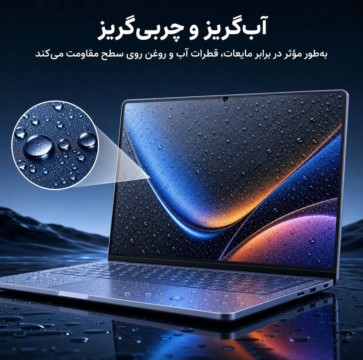 محافظ صفحه نمایش بادیگارد مدل TabG مناسب برای لپ تاپ اپل MacBook Neo 13 inch