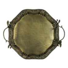 سینی دسته دار سالینو مدل پروانه  کد 6025 سایز 41x34 سانتی متر