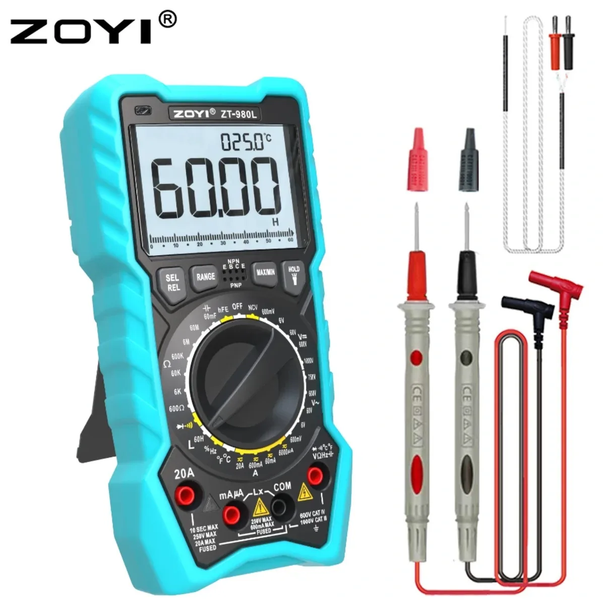 ال سی آر متر و مولتی متر زویی مدل ZT-980L