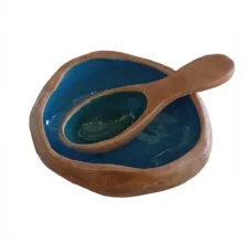 کاسه سفالی مدل دسر خوری کد 22
