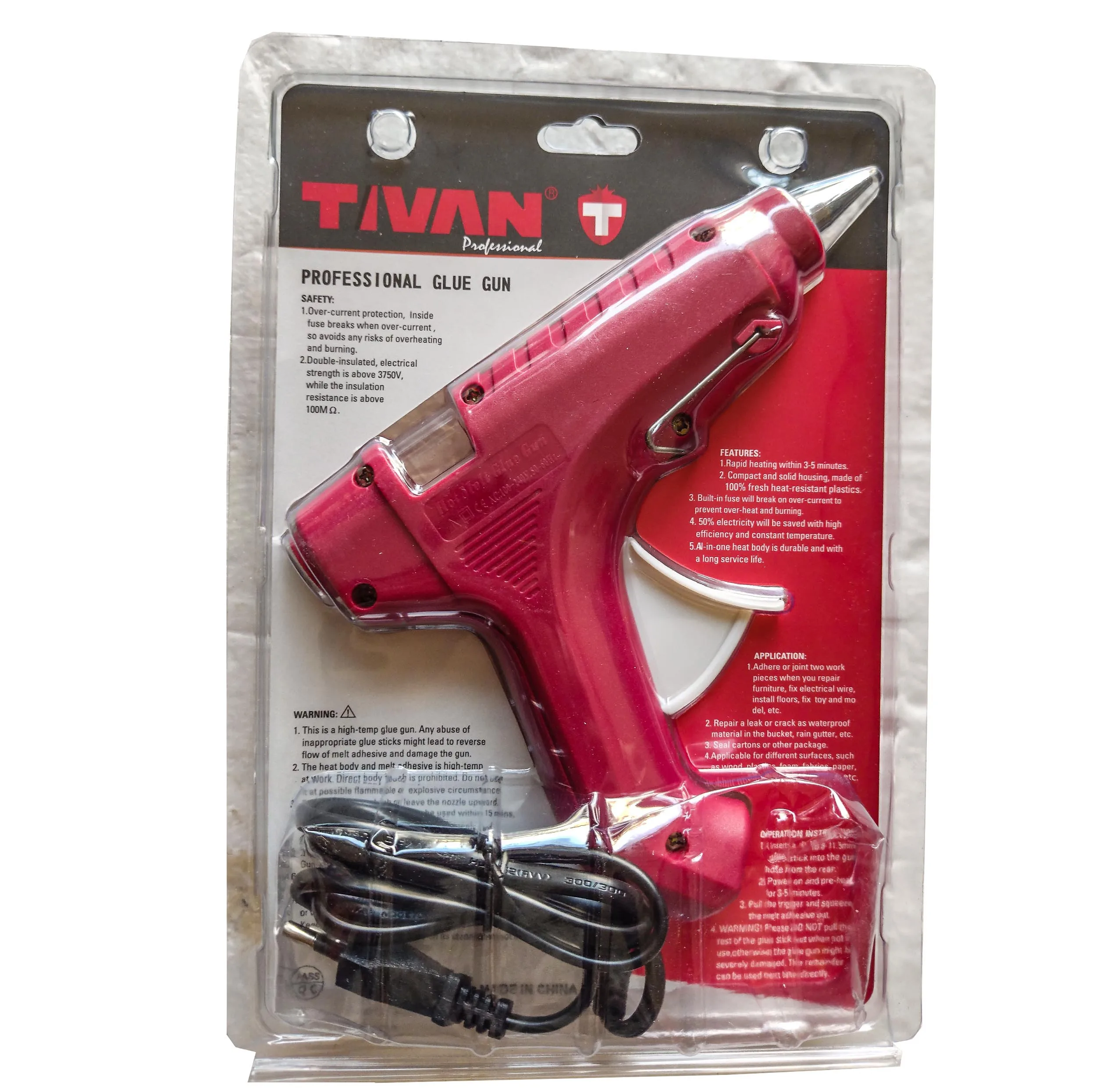 دستگاه چسب حرارتی تیوان مدل PROFESSIONAL GLUE GUN