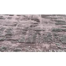 فرش ماشینی زمرد مشهد طرح پتینه کد TA125 زمینه طوسی