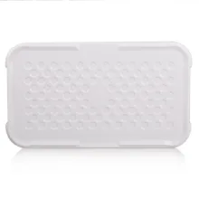 سینی دسته دار مهروز مدل 00910-1 گل رز وینتیج سایز 18*33 سانتی متر