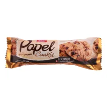 بیسکویت نارگیلی با چیپس شکلاتی پاپل شیرین عسل – 80 گرم