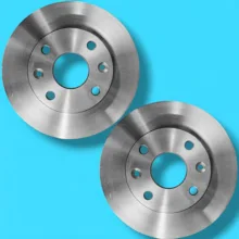 دیسک ترمز چرخ جلو شرکت تولیدی قطعات جلوبندی خودرو ایران لاهیجان مدل 001158 مناسب برای تیبا بسته ۲ عددی
