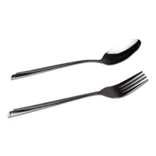ست قاشق و چنگال 12 پارچه مدل مات کد UN – 3515