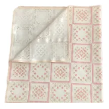 سفره 4 نفره مدل رویال طرح گیپور کد 05 سایز 100×100 سانتی متر