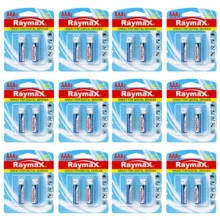 باتری نیم قلمی رایکمس مدل Super Alkaline بسته 24 عددی