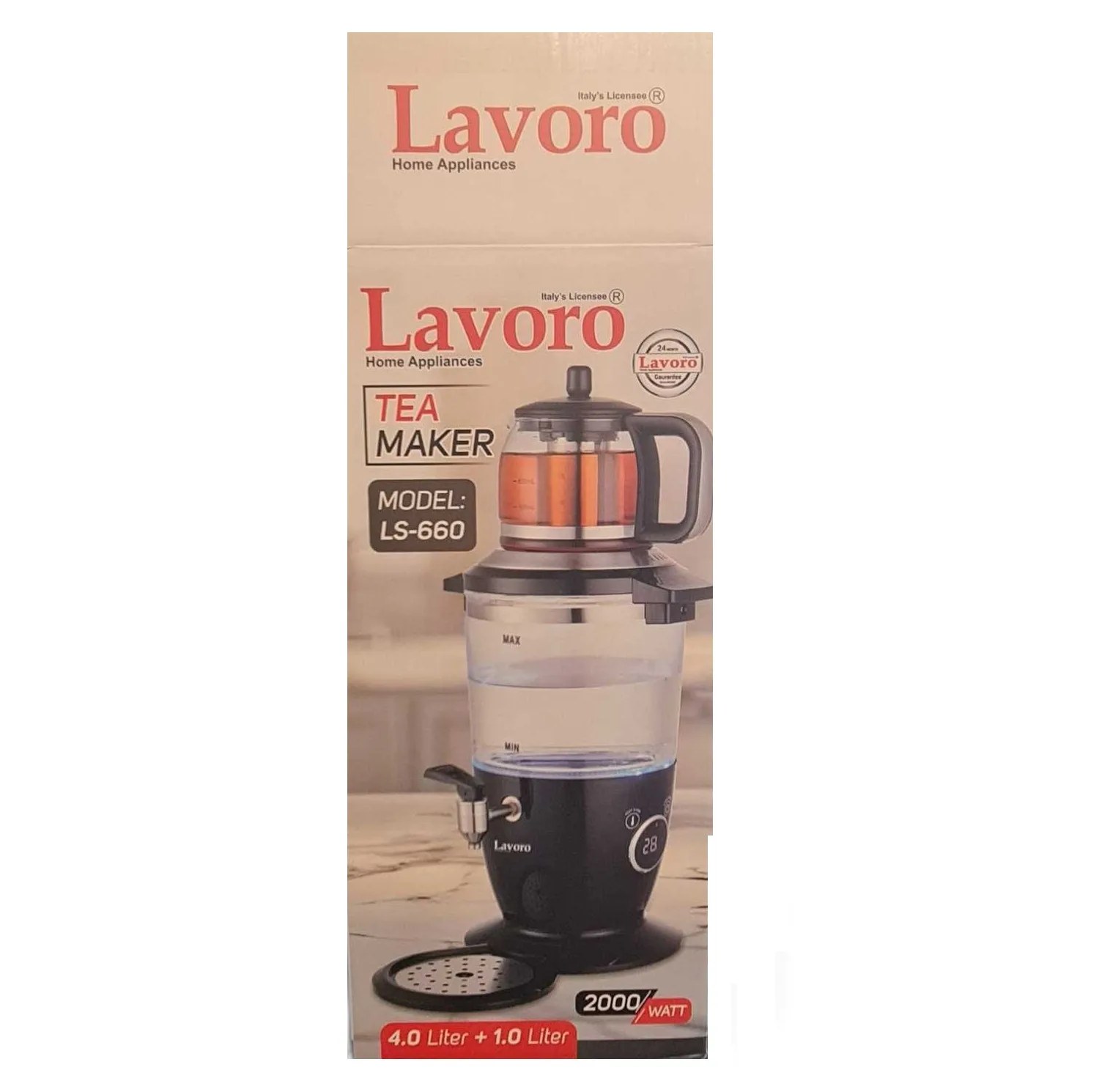 چای ساز روی هم لاوارو مدل LS-660