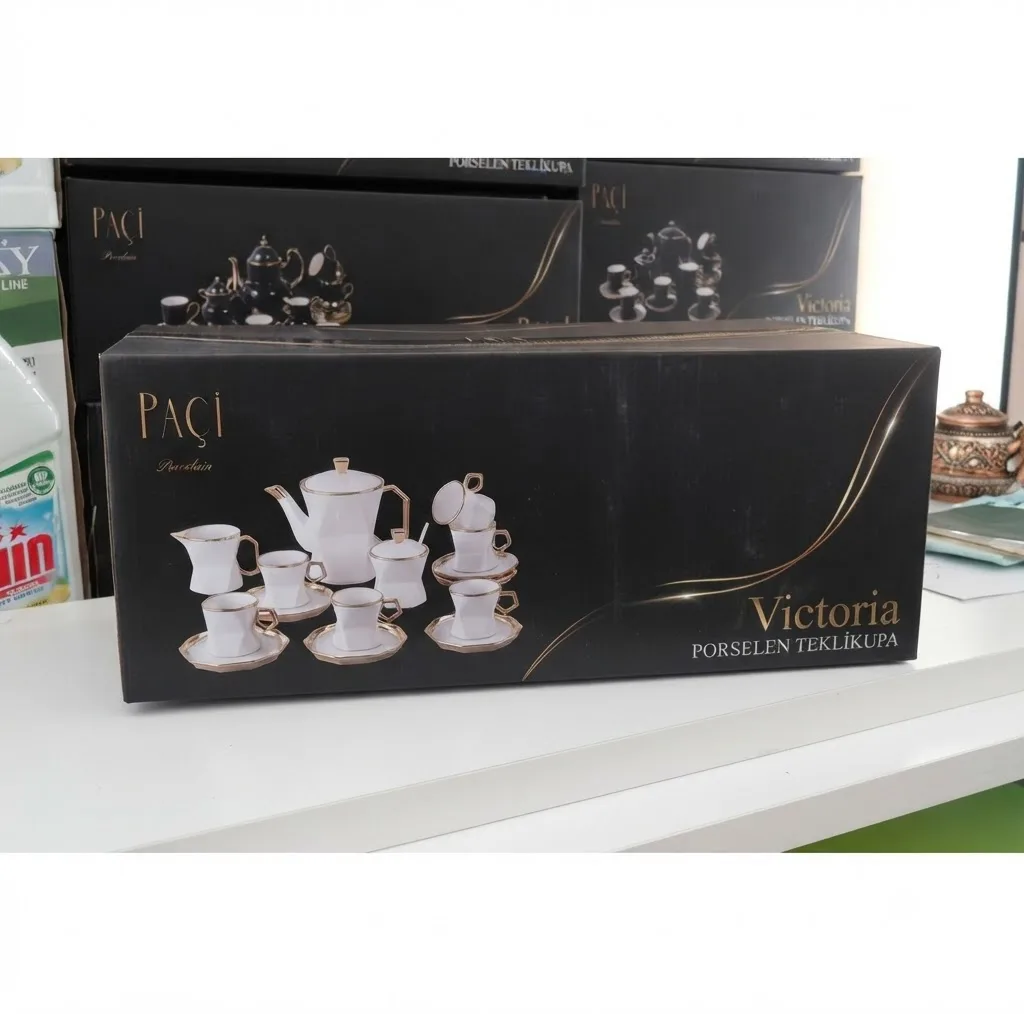 سرویس چای خوری 18 پارچه پاچی مدل ویکتوریا