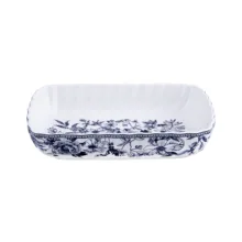 مرغ‌خوری سرامیکی گلد کیش مدل GK701134-1 طرح لوتوس قابل شست‌وشو در ماشین ظرفشویی
