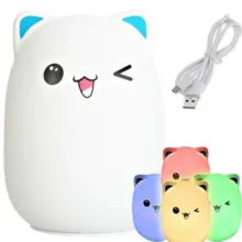 چراغ خواب کودک ناب سل مدل خرس کوچولو شارژی سیلیکونی BUD BEAR SILICONE LAMP
