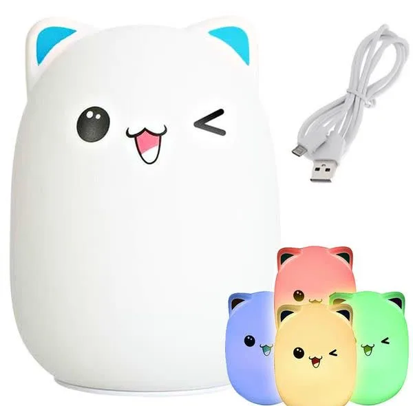 چراغ خواب کودک ناب سل مدل خرس کوچولو شارژی سیلیکونی BUD BEAR SILICONE LAMP