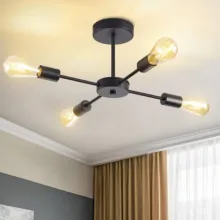 چراغ سقفی چهار شعله مدل مدرن کد S12