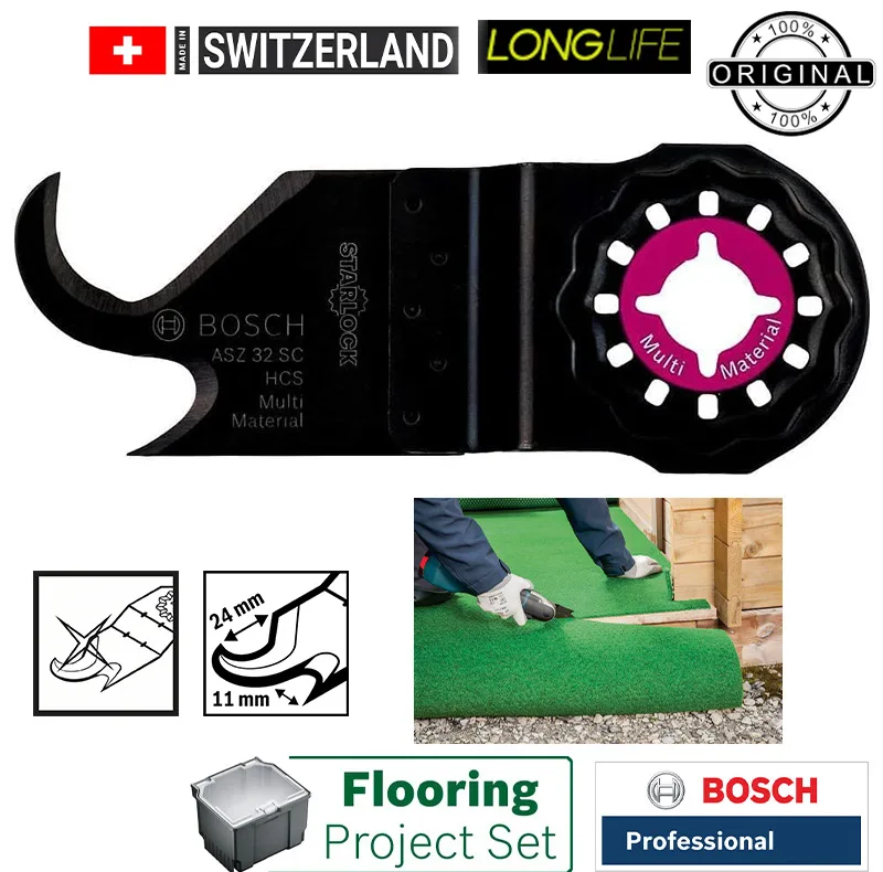تیغ اره همه کاره بوش مدل حرفه ای کد 2609256F46 مجموعه 6 عدی