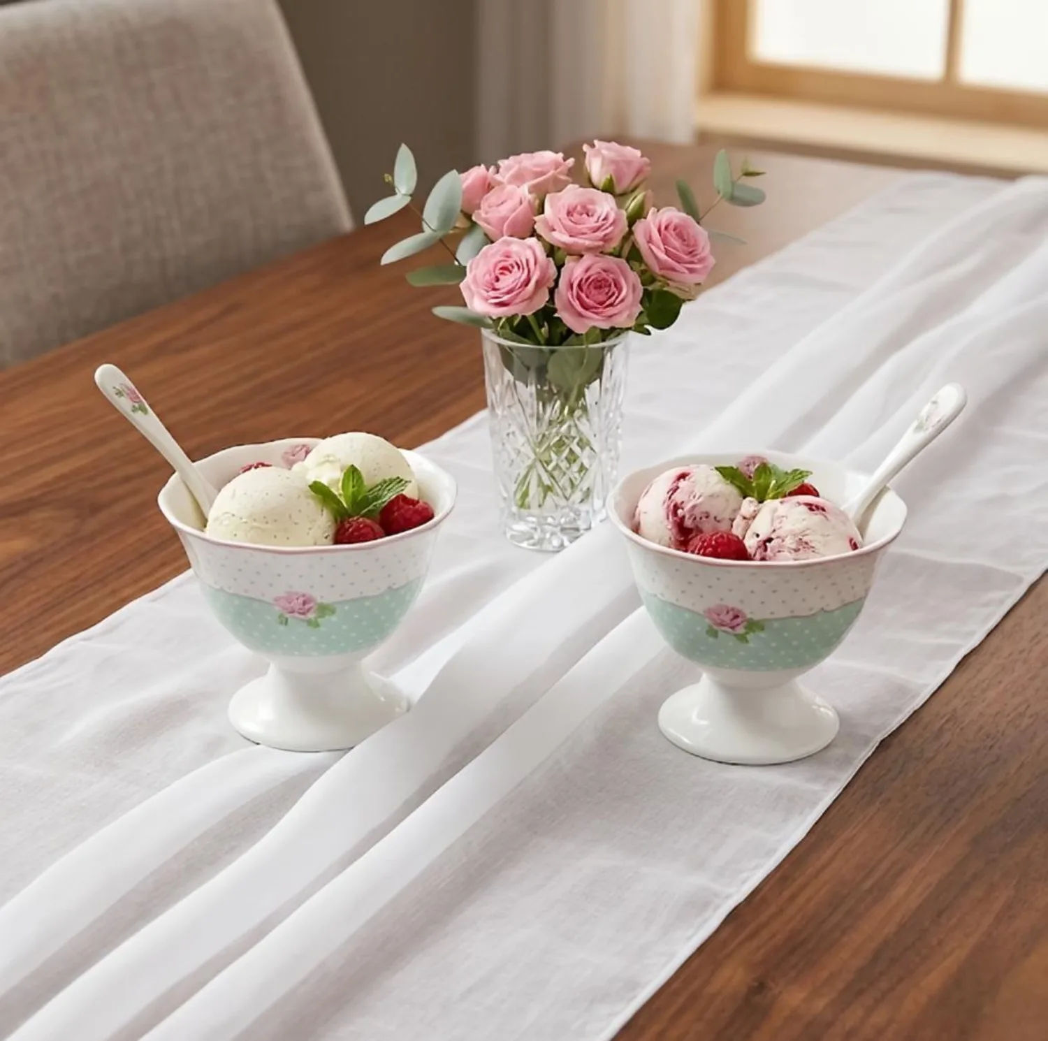 بستنی خوری آنجلا مدل ZP-403 بسته 6 عددی