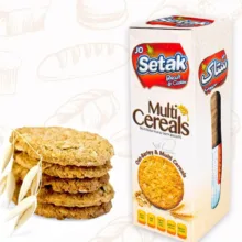 بیسکویت سبوس دار چند غله ستاک - 370 گرم