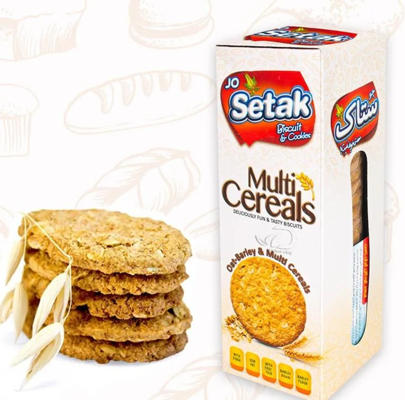بیسکویت سبوس دار چند غله ستاک - 370 گرم