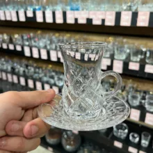 ست فنجان و نعلبکی 12 پارچه مدل کارول