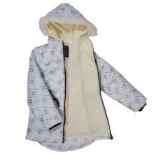 کاپشن دخترانه مدل پافر شو A06