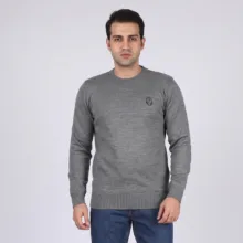 پلیور مردانه تریکو پاییزان مدل PR700 ملانژ