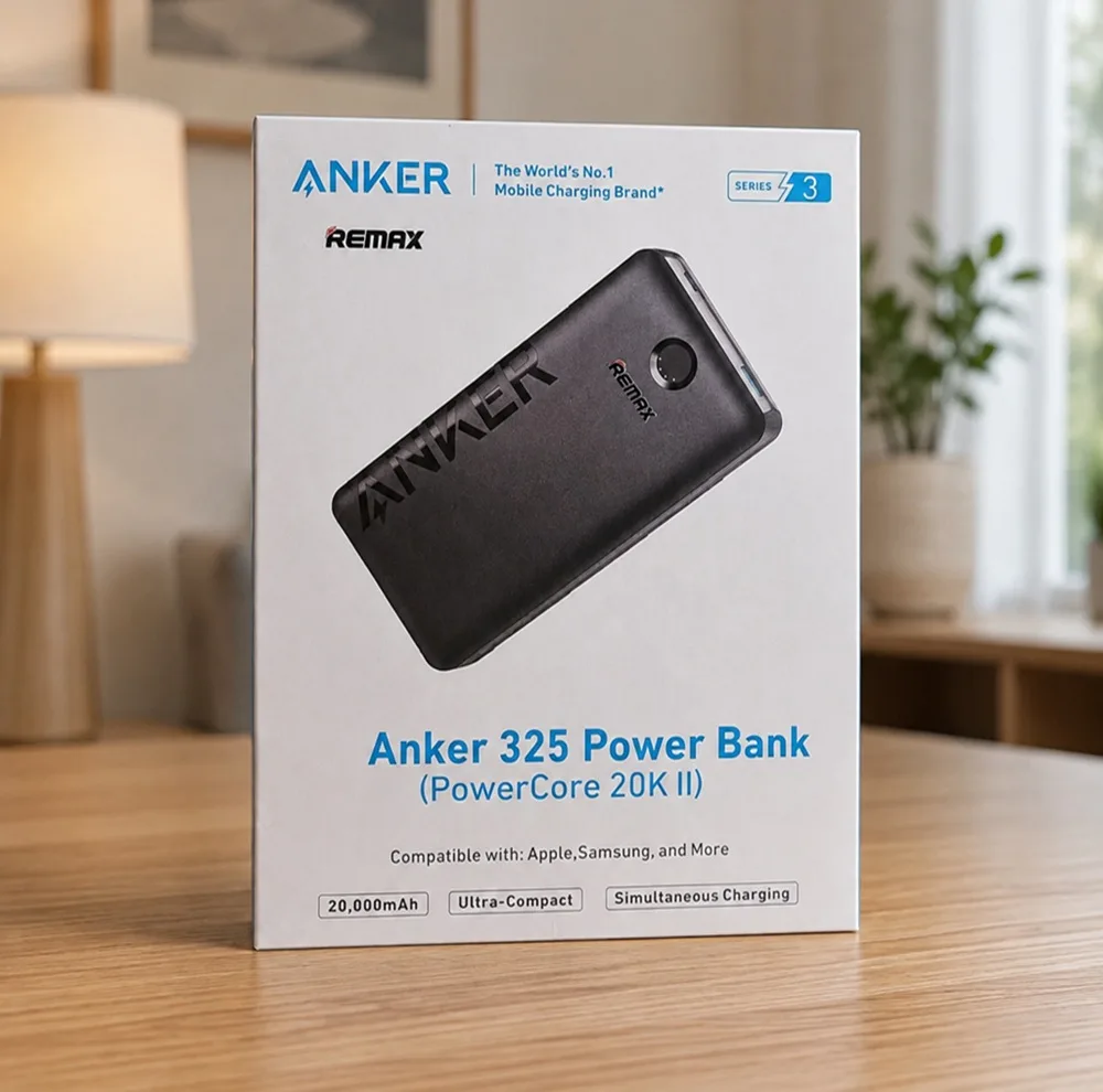 پاوربانک 22.5 وات ریمکس مدل A1286-325 Powercore ظرفیت 20000 میلی آمپر ساعت