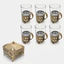 سرویس چای خوری 7 پارچه دیانا مدل 1610a