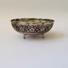آجیل خوری مسی مدل قلم زنی کد ZH444.3
