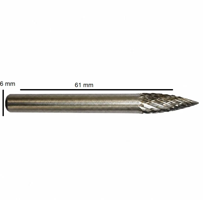 فرز انگشتی فرم مخروطی مدل G0618 سایز 6 میلیمتر