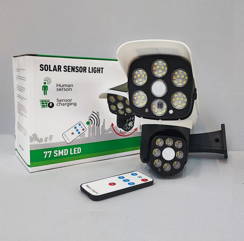 چراغ پارکی خورشیدی مدل New-360 درجه بسته 2 عددی