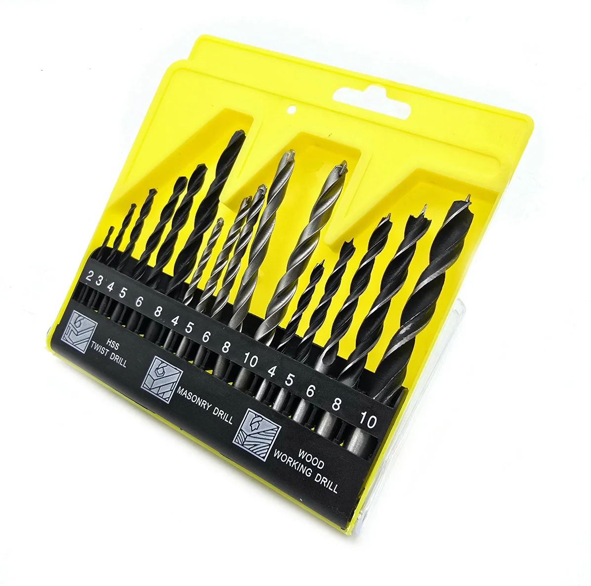 مته دریل شارژی و برقی فیدار مدل HSS-16PCS مجموعه 16 عددی
