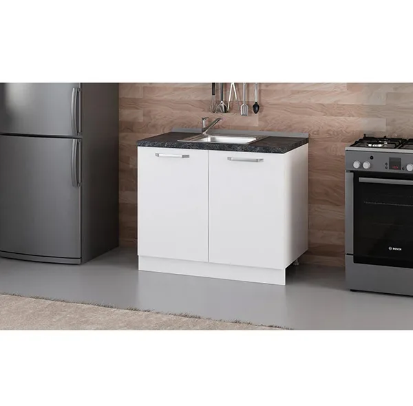 کابینت سینک فلفور کابینت مدل IN - 100 cm