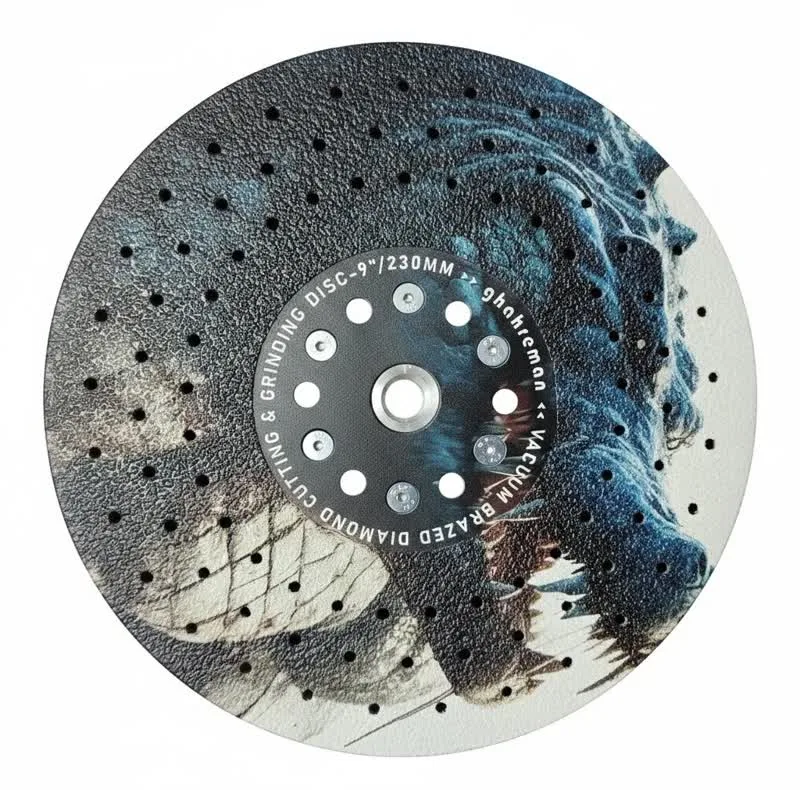صفحه وکیوم بریز کاشی و سرامیک قهرمان مدل CUTTING & GRINDING DISC سایز 230 میلیمتر
