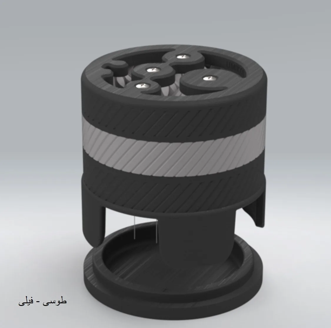 نیدل قهوه مدل چرخشی با چرخ دنده سایز 58