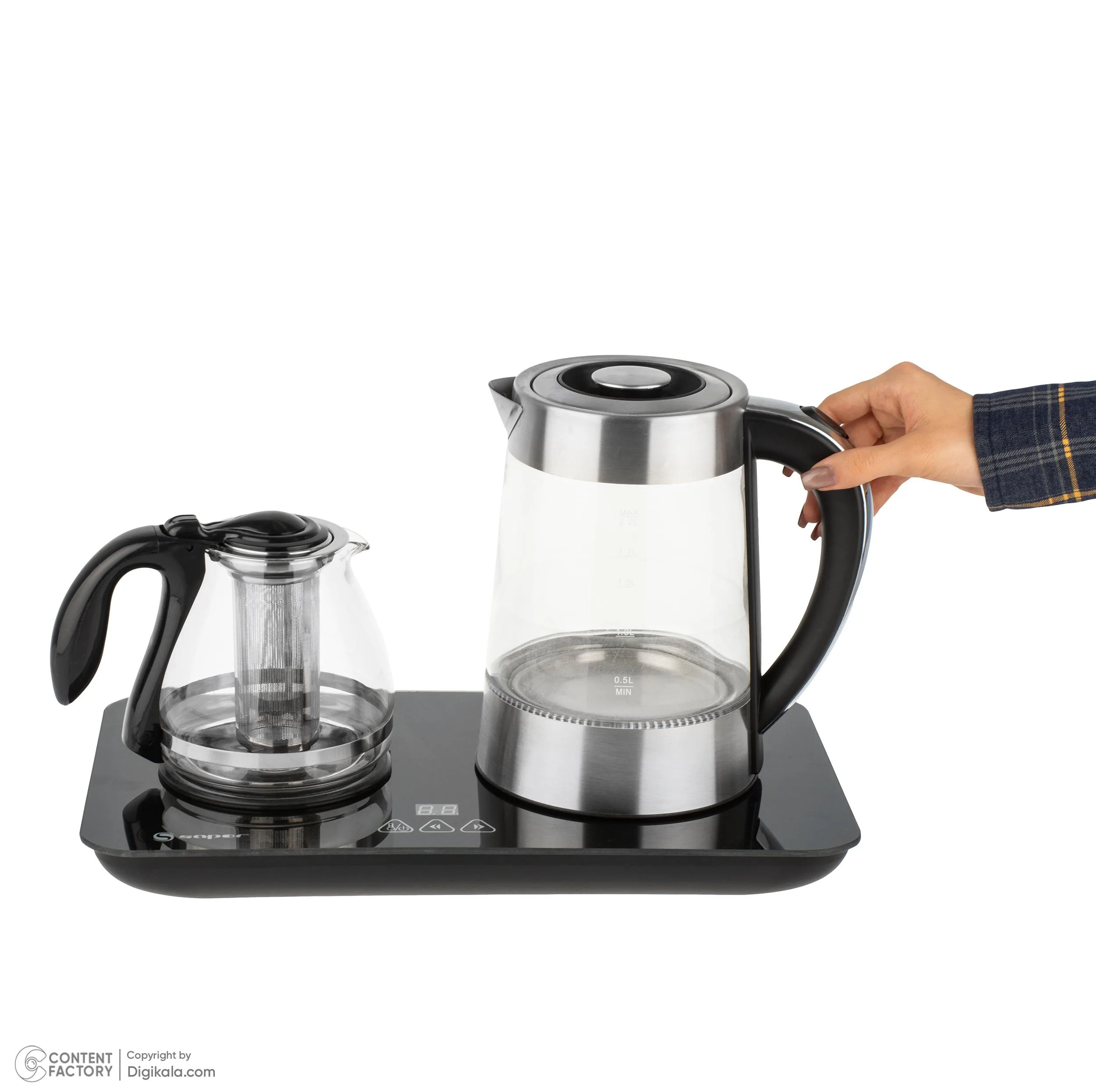 چای ساز کنار هم ساپر مدل STT-518G