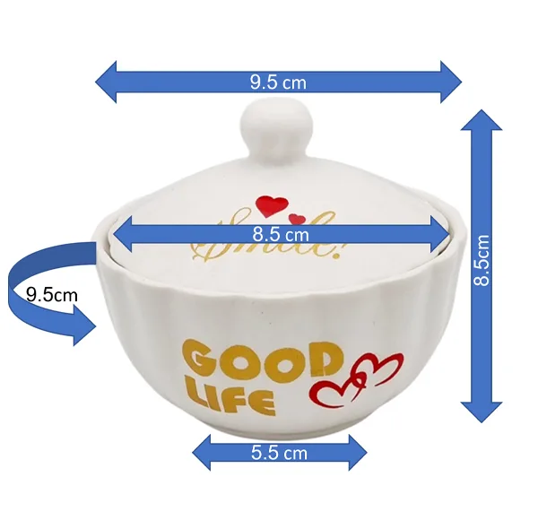 سرویس قهوه خوری 9 پارچه مناسب برای 2 نفره مدل صدفی کد 2411P9xgood
