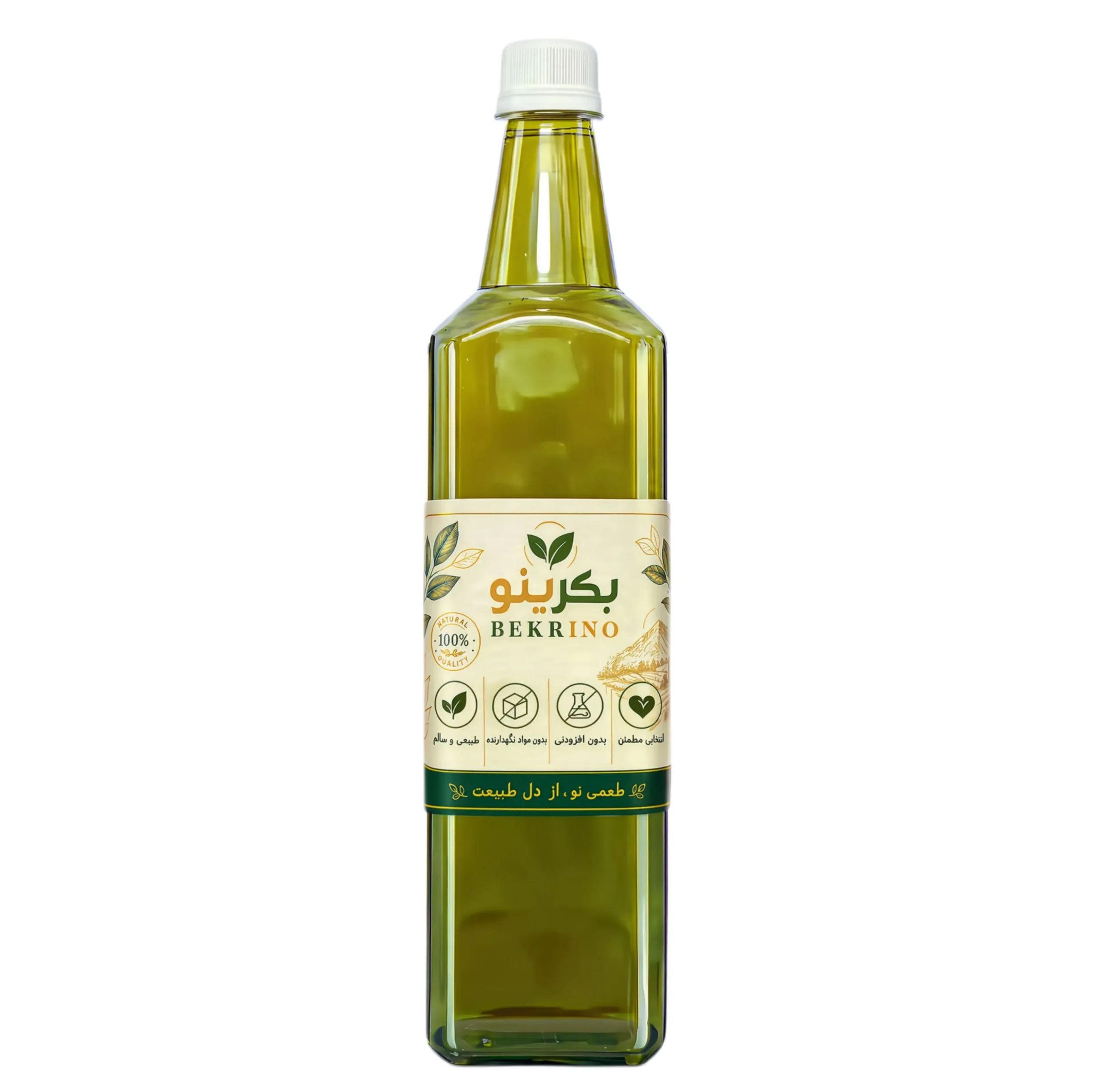 روغن زیتون مایع بکرینو - 1 لیتر