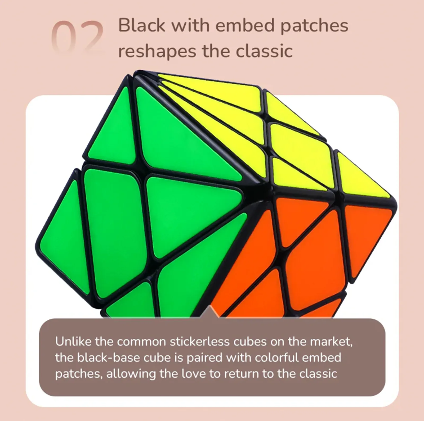روبیک چی ای مدل اکسس اس کای وای تایل QY Axis Cube S Tiled