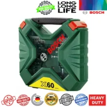 مته و سرپیچ گوشتی بوش مدل X-Line کد PRO 2607010611 مجموعه 60 عددی